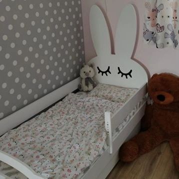 Detská posteľ zajačik,rôzne veľkosti,farby, šírka (cm): 80,dĺžka (cm): 140
