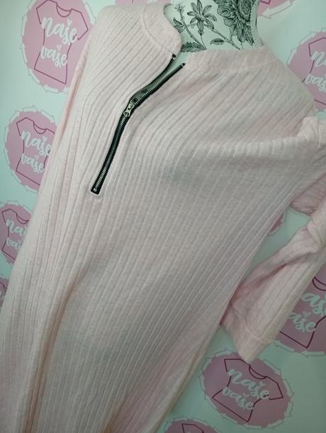 Ružove šaty so zipsom xl-xxl, xxl