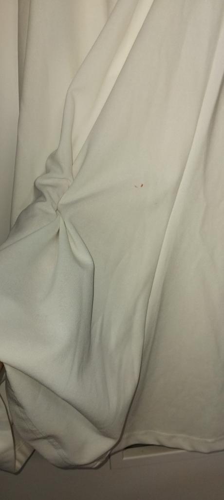 Krémové šaty zo spodničkou, xs