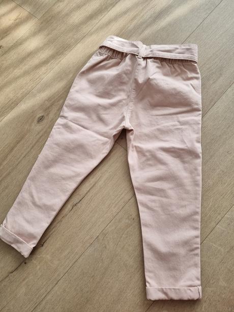 Dievčenské nohavice s opaskom, f&f,104