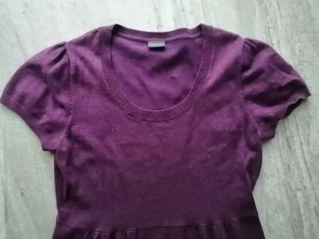 Jemnučké fialové šaty esprit,vs s modalom, esprit,s