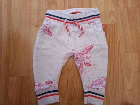 Dievčenské bavlnené tepláky, 68