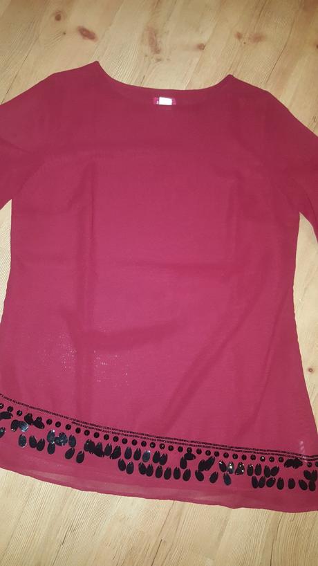 Bordová blúza, 44, 44