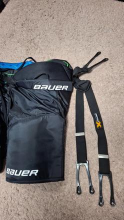 Hokejové nohavice bauer xpant jr l, bauer,l