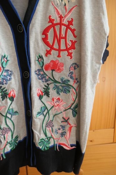 Gant luxusna vysivana krasna, kvalitna vesta l/xl, gant,l