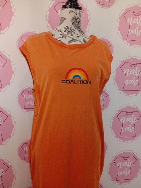 Teplákové šaty s vreckami, l