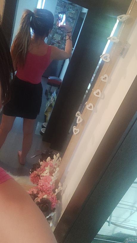 Čierna sukňa so strapcami veľ. m, m