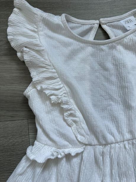 Biele šaty, zara,128