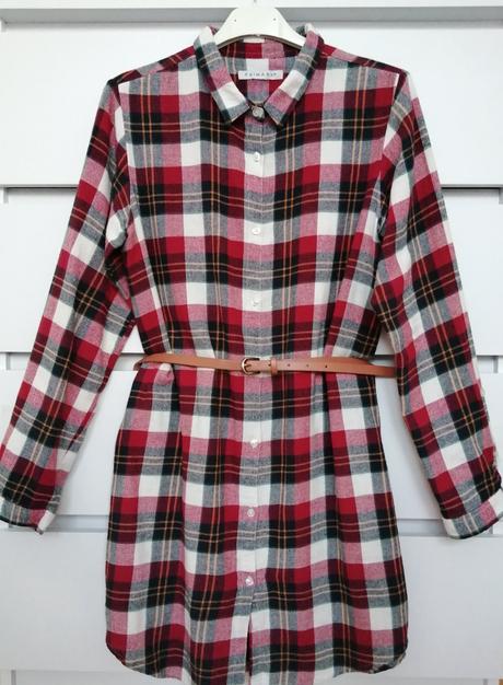 Predĺžená  košeľová tunika s opaskom, promod,36