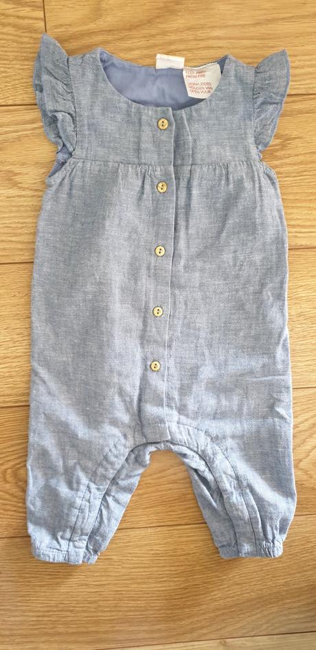 Ľanový overal h&m exclusive veľ.62 ako nový, h&m,62