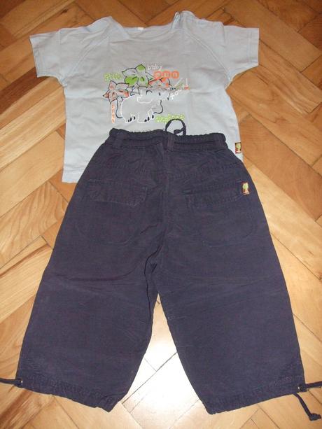 Letná súprava nohavice + tričko, 80