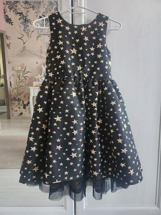 Hviezdičkové šaty, h&m,134
