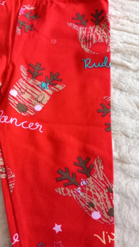 Detské nohavice tu s vianočným motívom, tu,74