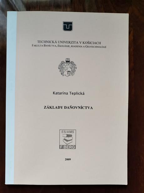 Základy daňovníctva, 