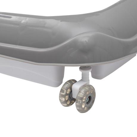 Baby mix detské chodítko s volantom a silikónovými, 