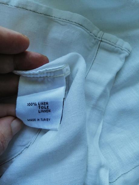 Biela ľanová košeľa v152-158, lindex,152