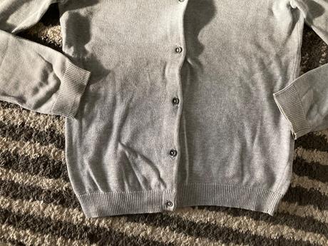 Sivý svetrík 146/152, takko,146