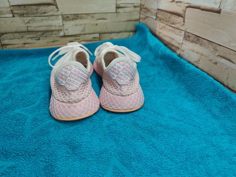 Adidas 36 2/3 - dámske ružovo biele deerupt tenisk, adidas,36