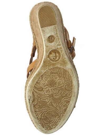 Pohodlné kožené sandále, 39