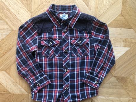 Károvaná košieľka, mothercare,110