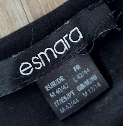 Dlhé letné šaty - čierne, esmara,40