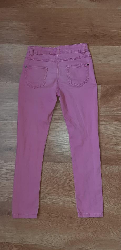 Ružové rifle 9-10 r, denim co,140