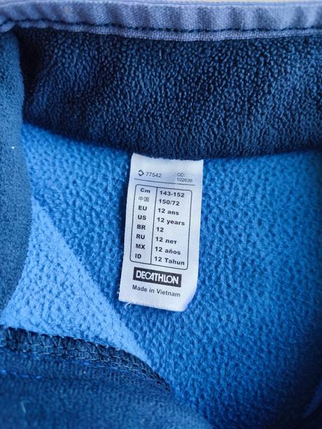 Flísová mikina quechua, quechua,152