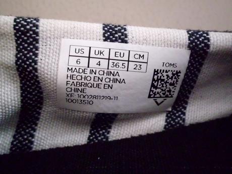 Toms čierne plátené 3-3,5, 36