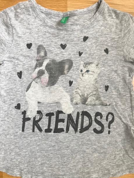 Tričko so psikmi, benetton,104