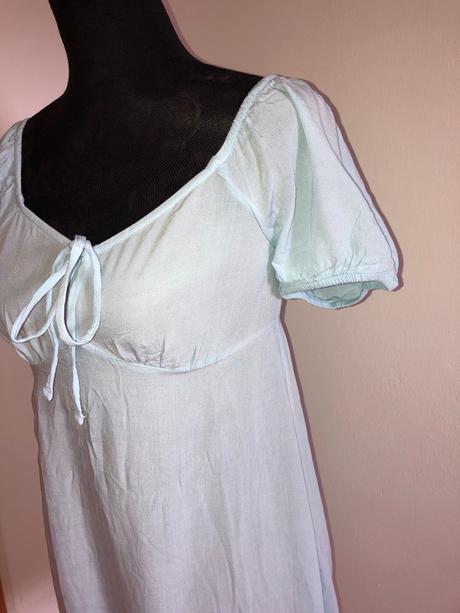 Šaty bledomodré, primark,36