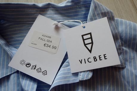 Bielo modro pásikavá košeľová blúzka, v. xl/xxl, 46 - xxl