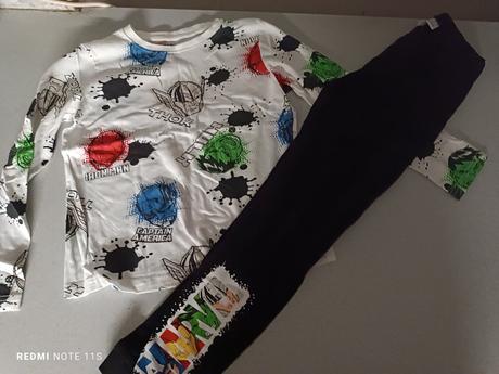 Pyžamá veľ.122/128, marvel,122