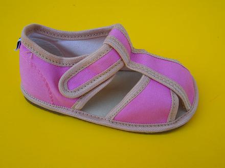 Detské papučky milash rachel ružové s klenbou, 24 - 29