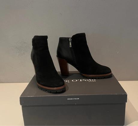 Kožené členkové čižmy značky marc o'polo, marc o´polo,36