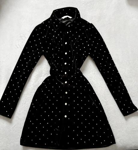 Velúrové šaty zara, zara,xs