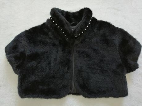 Krásne kožušinkové bolerko na šaty, anita,36