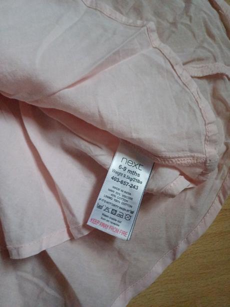 Vzdušné šaty v.74/ 6-9mesiacov, next,74