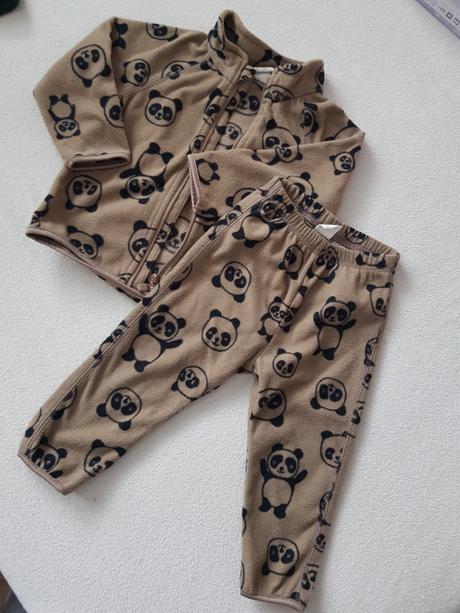 Flísová súprava, h&m,80