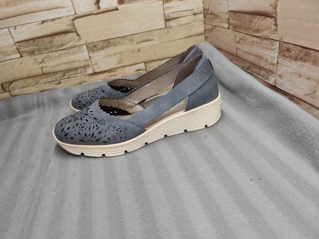 Rieker 38 - dámske našuchovacie sandále, rieker,38