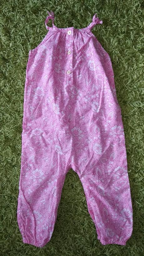 Dievčenský letný kvetovaný overal veľ. 86, f&f,86