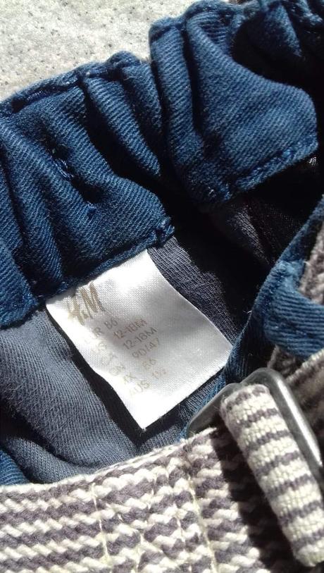 Nohavice podšité, h&m,86