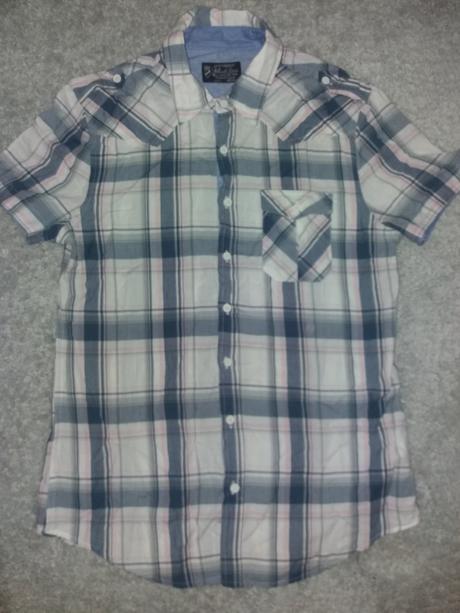 Dlhšia košeľa, pull&bear,l