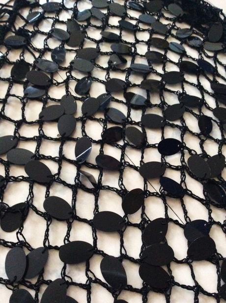 Spoločenská trblietavá šatka na krk, 