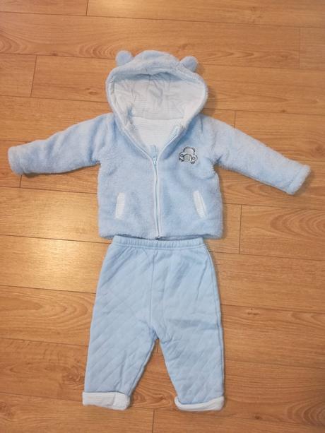Modrý zimný komplet pre chlapčeka, early days,74