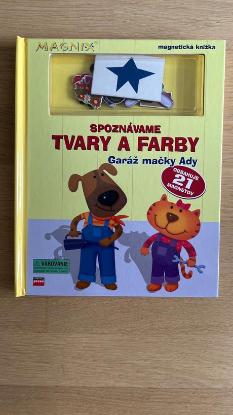 Farby a tvary - magnetická interaktívna knižka,