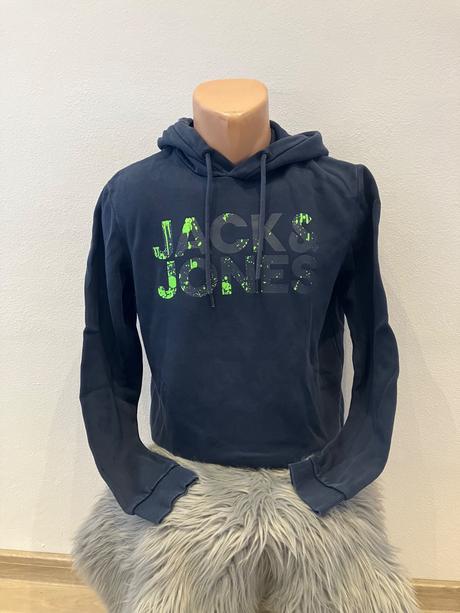 Pánska mikina s kapucňou jack jones (s), s