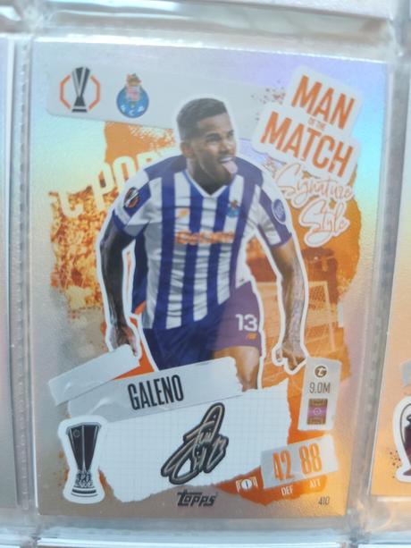 Futbalové match attax 2024/25 man of the match,