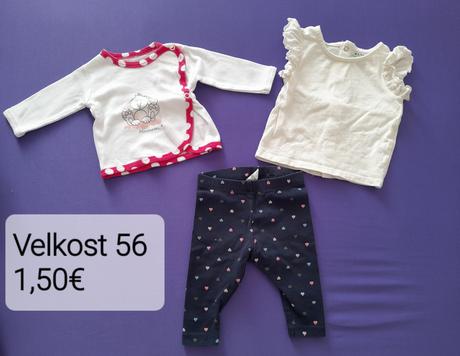Mikina + leginy + tricko, h&m,56