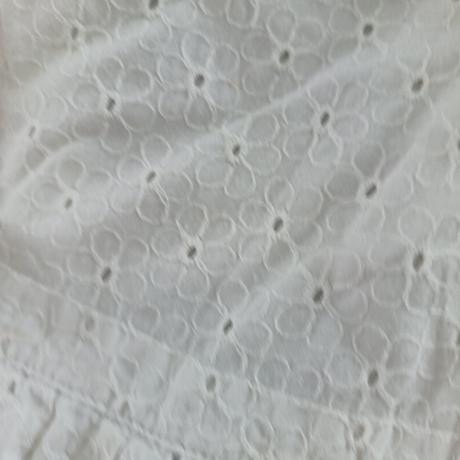 Biele madeirové šaty s mašličkami, h&m,92