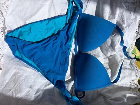 Calzedonia bikiny plavky l krasna modra dvojdielne, calzedonia,l
